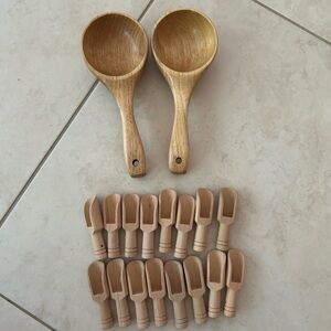 NEW Wooden Scoops